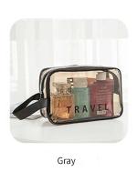 Estuche De Maquillaje Transparente PVC Organizador De Cosméticos Portátil Multipropósito Para Viajes Estuche De Entrenamiento Para Brochas De Maquillaje - details 5