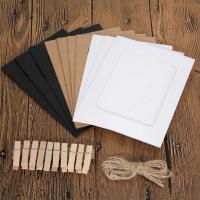 10pcs Marco De Papel Combinado Con Clip Para Manualidades DIY Álbum De Fotos Decoración De Pared Para Fotos Y Memoria - details 5