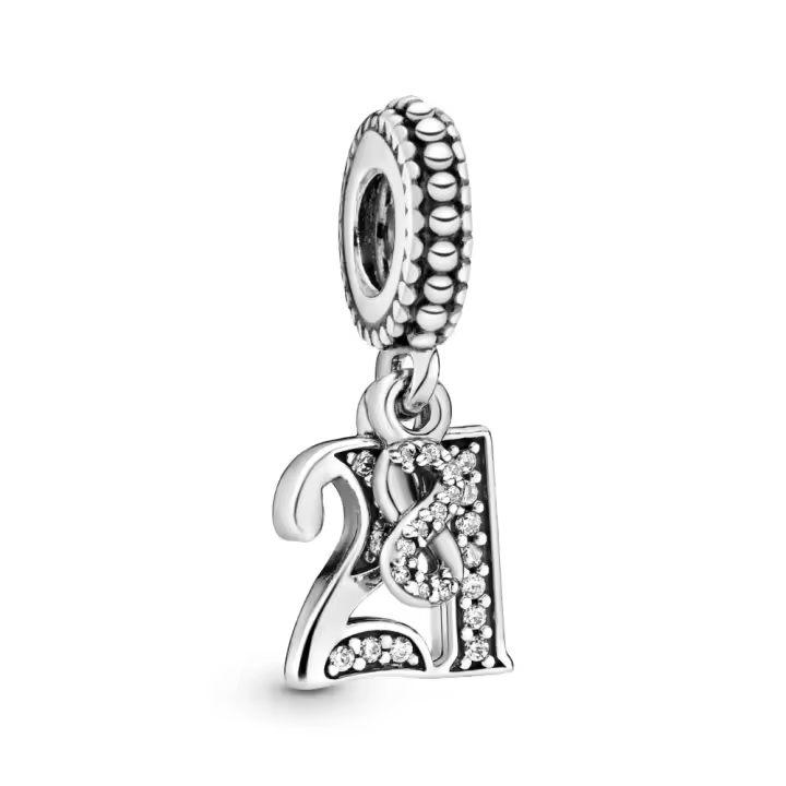 Pandora Pandora Charm 21 Años de Amor 797263CZ , para Mujer, Hombre, Unisex - 1