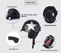 Gorro De Seguridad Para Motocicleta BAILIDE Invierno Calor Y Viento Resistente Medio Gorro De Príncipe Electrónico ABS Material Personalizable - details 14