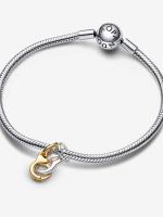 Pandora - Charm Colgante de Esesas que se abre y se divida-Plata de Lei, Baño de Oro de 14K - details 0