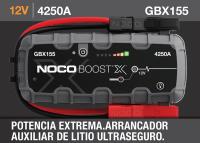 NOCO Boost X GBX155: Arrancador de Batería de Litio de 4250A UltraSafe – Antichispas y Protección contra Polaridad Inversa – Power Bank USB y Linterna  LED – para Motores de Gasolina 10L y Diésel 8L - details 0