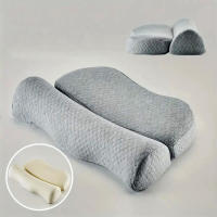 Almohada De Espuma De Memoria Ajustable Para El Cuello Y Los Hombros Soporte Ortopédico Ergonómico Para Descanso Y Viajes - details 5