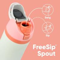 1PCS Insulated Stainless Steel Water Bottle with Straw for Sports, Travel, and School BPA-Free Sports Water Bottle, 24 oz, Denim - details 1
