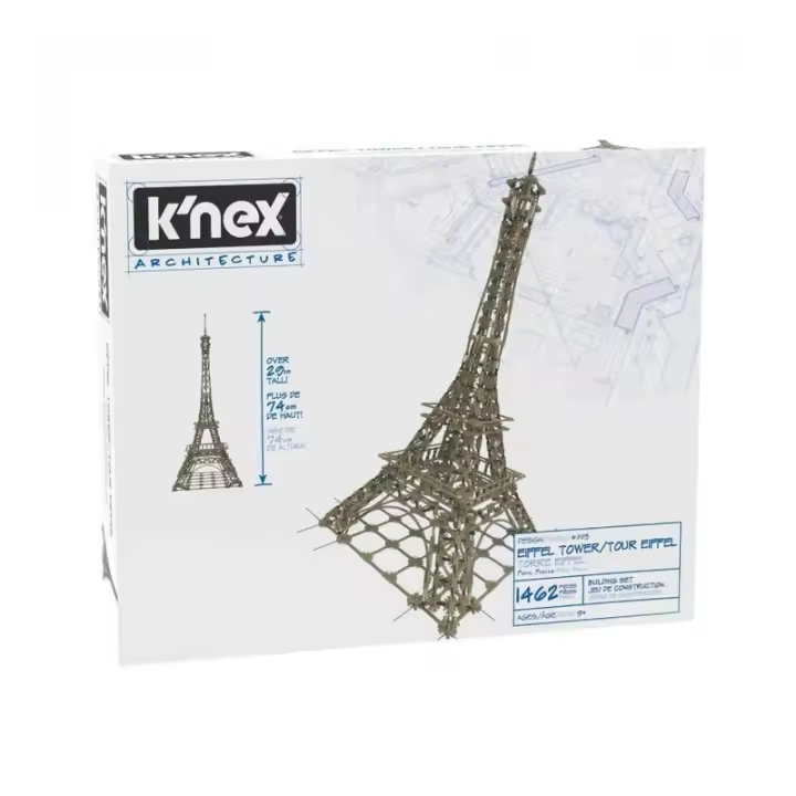 Knex Torre Eiffel de construcción con 1462 piezas - 1