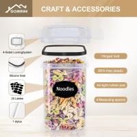 Botes Cocina, Juego de 16 Piezas de Recipiente de Botes Cocina Almacenaje de Plástico de Alimentos Sellados con Tapa, Se Utiliza para Almacenar Cereales Arroz, Harina, Etc - details 3