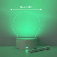 Lámpara Nocturna LED Creativa Con Tablero De Notas Y Pluma Poder USB Regalo Para Niñas Y Amigos Para El Dormitorio - details 10