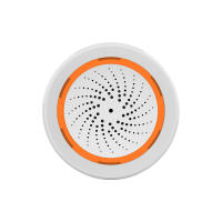 Alarma Inteligente Tuya Zigbee Con Sirena Sensor De Temperatura Y Humedad Para Seguridad Doméstica Con Alertas De Estroboscopio Compatible Con Hub TUYA - details 10