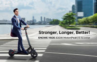 Scooter eléctrico OBARTER G10, motor dual 2*1200W, batería de 48V 20Ah, neumáticos todoterreno de 10 pulgadas, velocidad máxima de 65 km/h, alcance máximo de 65, freno de disco hidráulico, activación NFC - Negro - details 0