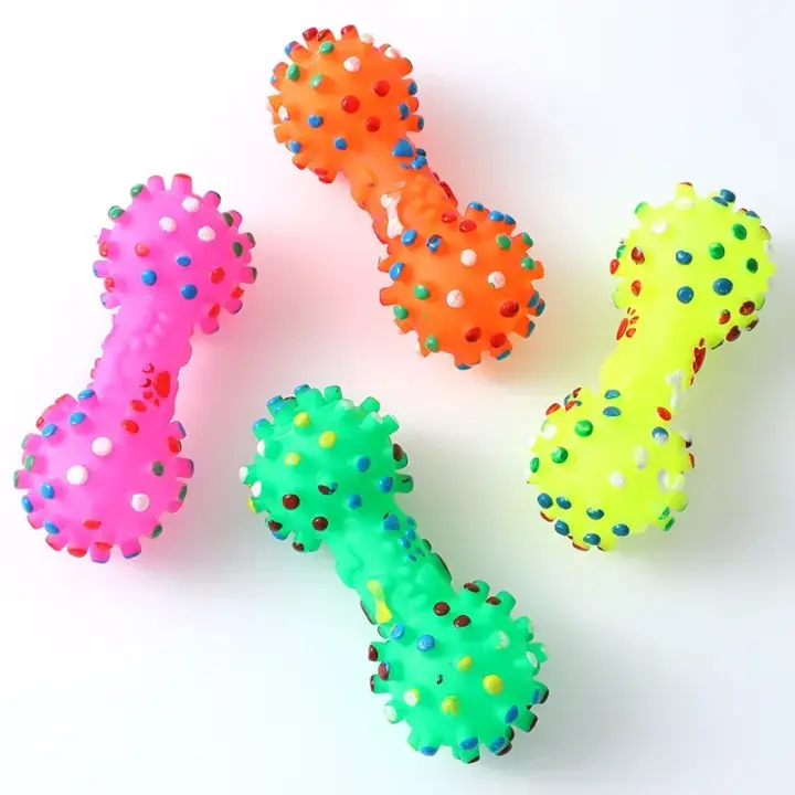Juguete Masticable Para Perros 1PC Hecho De Goma Natural Seguro Y Ecológico Flexible Resiste Mordeduras Limpia Los Dientes - 1