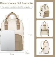 Mochipa para Orden portáil para Mujer, mochila de viaje impermeable de 15,6 pulgadas para Mujer - details 0