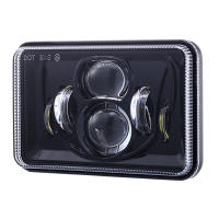 Faros LED 12V 24V 4x6 Pulgadas H4 Lámpara De Trabajo Cuadrada Para Reemplazo En Coches Jeep Motocicletas Camiones GMC Chevrolet - details 1