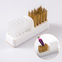 Cepillo De Limpieza Para Brocas De Taladro De Cobre Herramienta Suave De Pelo Para Eliminar Polvo Y Restos De Uñas - details 2