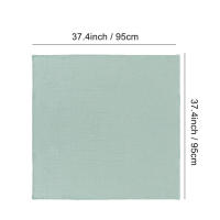 Manta para bebé de crepé de dos colores de 4 capas INS, edredón de algodón puro, suave y cómoda - details 2