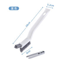 Cepillo De Limpieza Multifuncional 2 En 1 Para Esquinas Y Ganchos 2pcs Herramienta De Limpieza Para Paredes Y Azulejos Del Baño Y Piso Material Plástico Ecológico - details 0