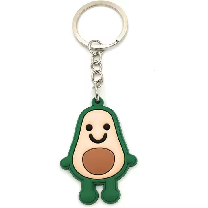 Cuchillo de Goma con forma de Aguacate Sonriente para niños y Adultos: ¡Alegría de Bolsillo! - 1