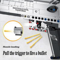 Pistola Desert Eagle Serie Militar Bloques M92 USP WW2 PPK Modelo De Juguete Para Niños Y Niñas Construcción DIY Regalo Para Chicos - details 3