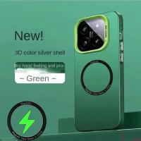 Funda Magnética Magsafe Para Xiaomi 14 15 14T pro 13T pro 13 Ultra 12S 12 12T Poco X6 M6 F6 pro Resistente a Golpes Y Arañazos Cubierta De Teléfono Basic - details 2
