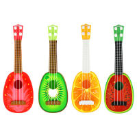 Ukelele Mini De Plástico Estilo Fruta Instrumento De Cordas Para Principiantes Juguete Divertido Para Niños Dibujo Animado Educativo TMZ - details 0