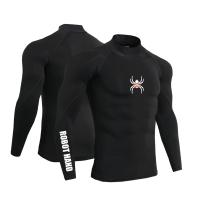 Camiseta Deportiva De Hombre Con Manga Larga Para Correr Y Gimnasio Ropa De Fitness Comprimida Sudadera De Sportwear - details 13