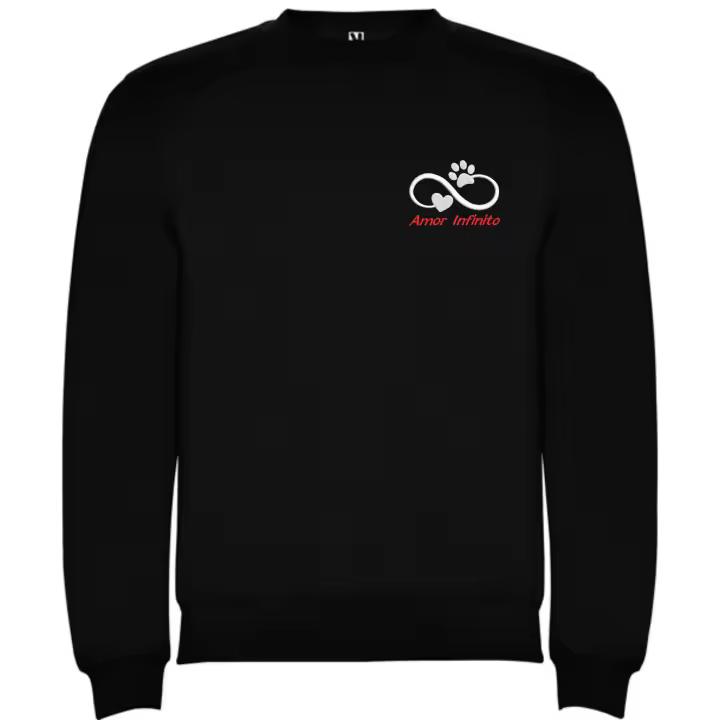 Sudadera Amor Infinito Perro Gato Huella. Varios Colores. ¡Ideal para Mujeres! ¡Hazte con la Mejor Moda en SANGOIMPRESS! - 1