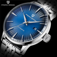 Reloj Mecánico PAGANI DESIGN Para Hombre Resistente Al Agua De Acero Inoxidable Deportivo Y De Moda Con Display Sin Números Corona a Prueba De Agua Y Cierre Push Button Hidden Clasp - details 7