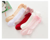 Calcetines De Verano Para Bebés Y Niñas Con Lazo Longitud Rodilla Algodón Malla Transpirable Para Niños Y Niñas De 0 a 5 Años - details 7