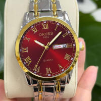 Reloj De Pulsera De Moda ORUSS Para Hombres Acero Inoxidable Resistente Al Agua Luminoso Deportivo Y De Negocios Con Calendario Y Fechas Semanales - details 13