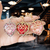 Llaveros De Corazón Rosado/Cerezo Para Hombres Y Mujeres Con Cristales Llavero De Coche De Lujo Para Mujer Diseño Soñado Y Elegante - details 3