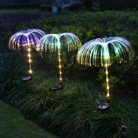 Luz De Jardín Solar De Medusa Colorida Y Gradiente Cadena De Luz Simulación De Fuegos Artificiales Para Paisaje Exterior - details 10