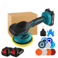 Pulidor de coche inalámbrico, herramienta de eliminación de óxido, 6 engranajes, eléctrico, automático, limpieza, encerado de Metal, madera, batería Makita - details 0
