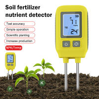 Probador De Suelo Con Pantalla LCD 4 En 1 Detector De Nutrientes Y Fertilizantes Para Jardín Y Granja Medidor De Temperatura Rango 0-1999mg/kg - details 0