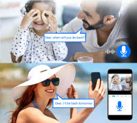 Cámara IP PTZ 5MP 8MP 1080P 4K WiFi 5G Seguridad Vigilancia Monitor De Bebé Con Audio Bidireccional Visión Nocturna En Color Rastreo Automático - details 2