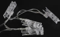 Luces De Cadena LED Con Clip Para Fotos USB Operadas Por Batería Decoración De Navidad Para Fiesta De Boda Xmas Iluminación Faeirina - details 12