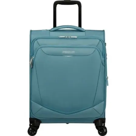Maleta de Cabina American Tourister SummerRide Spinner 55cm/ 55x40x23cm/ 4 Ruedas/ Azul Brisa - 1