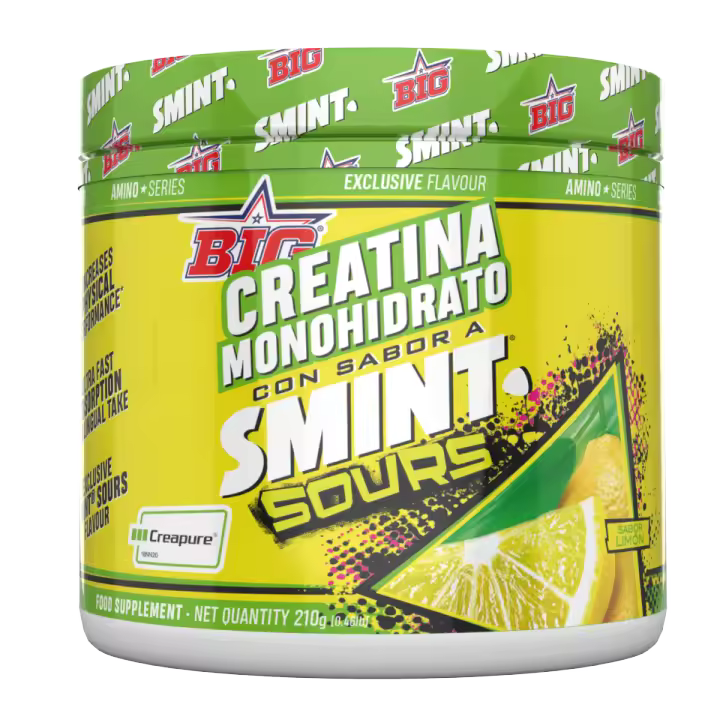 CREATINA CREAPURE SMINT (210G) LIMON - Big  Delicioso sabor  Sin azúcar - 1