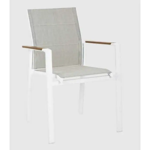 Silla C-BR  Kubik aluminio blanca     -EkilikuaHome - 1