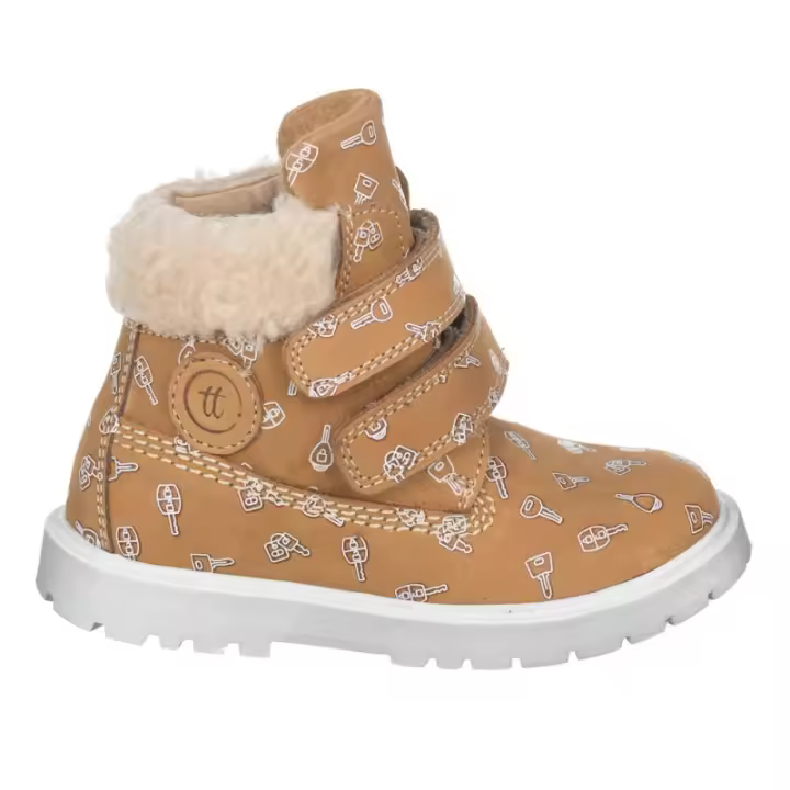 Bota  niño con  dos velcros - 100% piel - 1