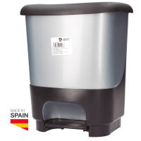 CUBO DE BASURA CON PEDAL 10L GSC EVOLUTION - CUBETA EXTRAÍBLE - EFECTO METAL - details 0