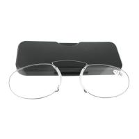 Gafas De Lectura Sin Montura Para Hombres Y Mujeres Mini Portátiles +1.0 - +3.5 Polarizadas De Polipropileno Negro Y Rojo - details 4