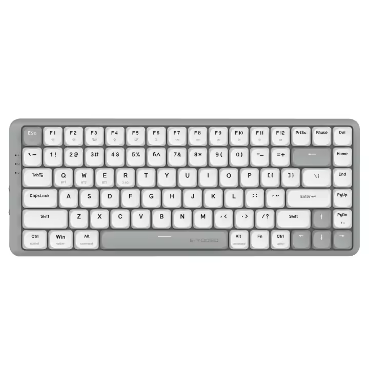 Teclado Mecánico De Juego E-YOOSO Z84 Slim Con Bluetooth 5.0 Y Cable USB 2.4G 84 Teclas Para PC Laptop Compatible Con Tablet - 1