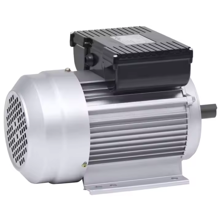 vidaXL Motor Eléctrico Monofásico Aluminio 2 Polos 2800 RPM Alterna Vataje 1.5kW/2HP, 2.2kW/3HP - 1