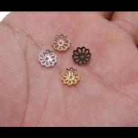 200pcs Capas De Pétalos De Flor Doradas 6mm 9mm Para Accesorios De Joyería DIY Capas De Bolas De Metal Para Creación De Joyas - details 8