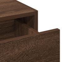 Mesa de tocador colgante vidaXL Marrón Roble 100x40x70 cm - details 5