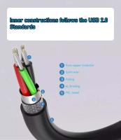 Cable De Extensión USB 3.0 Largo 3M 10FT 5Gbps Macho a Hembra Para Macs Windows PC Compatible Con MP3 MP4 Cámara Almacenamiento Móvil Computadora Dispositivos Inteligentes IP Cámara Diccionario Electrónico VR AR Gafas Set-top Boxes Robot - details 3