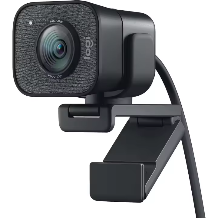 Logitech StreamCam, Cámara Web con USB-C para Streaming de Vídeo y Creación de Contenido, Vídeo Vertical Full HD 1080p a 60 fps, Versatilidad de Montaje, para YouTube, Gaming Twitch, PC/Mac, Negro - 1
