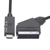 Cable Adaptador Convertidor De Vídeo Y Audio SCART a HDMI 1080P Para HDTV Sky Box STB Entrada SCART Salida HDMI Plug Play - details 11