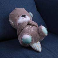 Oso De Peluche Para Bebé Con Música Y Luz Companion De Sueño Suave Otters Soothing Regalo Para Niños Y Niñas Relleno De Algodón PP - details 4