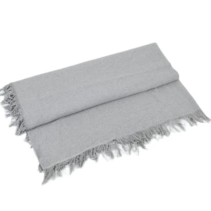 Almeritex 2000 Colcha Multiusos Sofa,Manta Foulard,Plaid para Cama,Cubresofa Cubrecama Gris Claro - 1