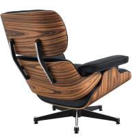 EU Stock TY307 Classic Recliner Light Acid Branch Armchair Black Cowhide Black Big Head Foot Deck Chair 360° Swivel Lounge Chair Furniture Genuine Leather Recliner Chair Modern Lounge Chair with Ottoman for Home Living Room Office (Black) - details 3